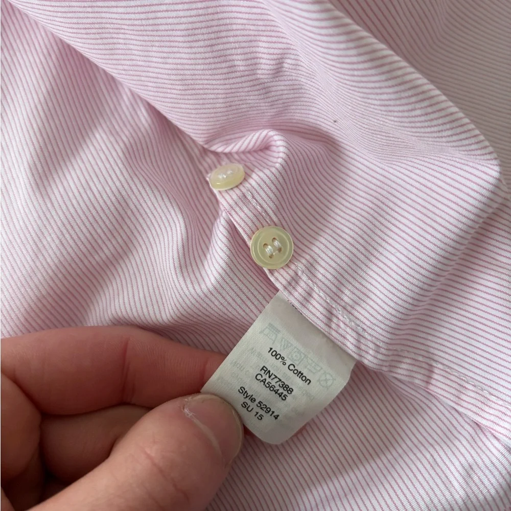 J. Crew Light Pink Haberdashery Casual Button-Down Shirt